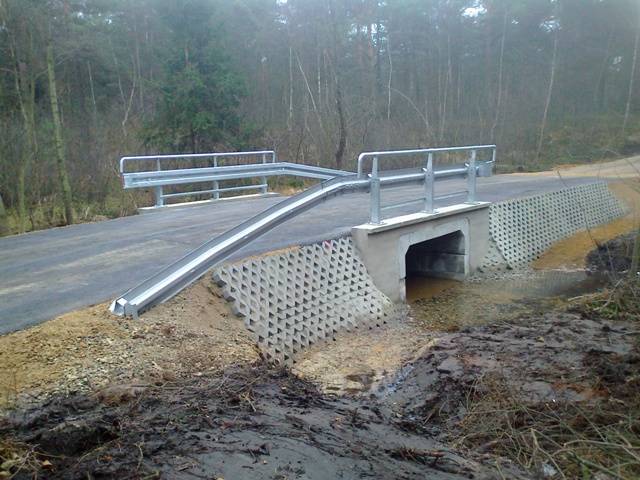 Mostek w Żarkach po remoncie.