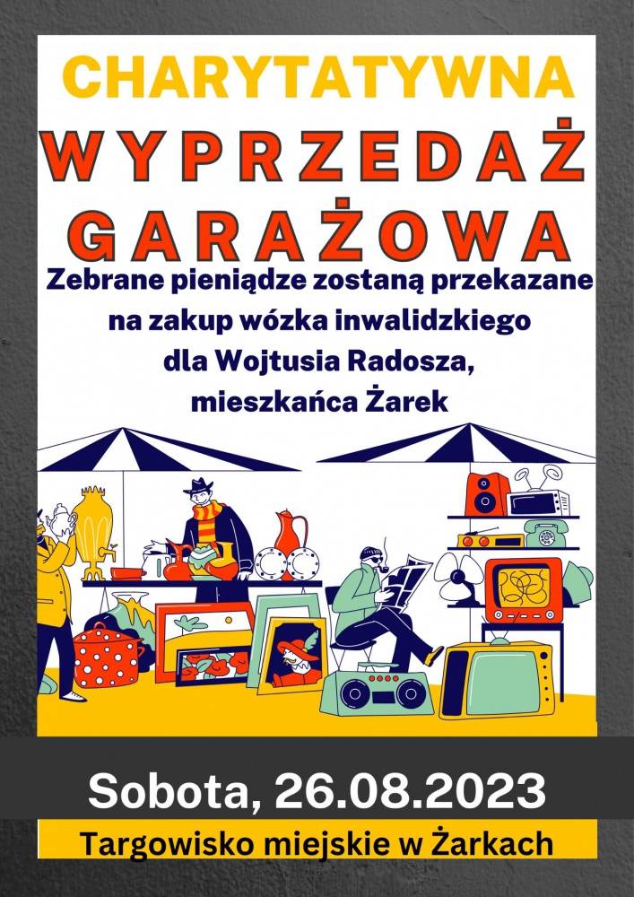 : Razem zbieramy na wózek dla Wojtusia Radosza z Żarek.