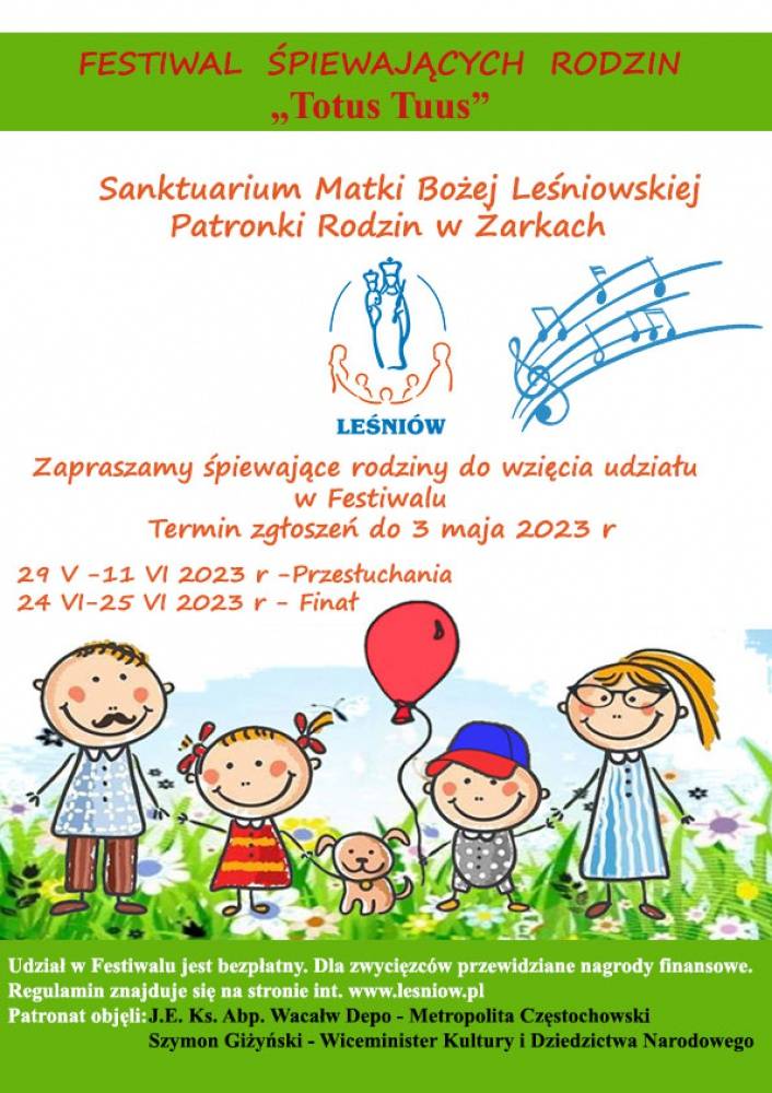 : Festiwal Śpiewających Rodzin w Leśniowie. ...