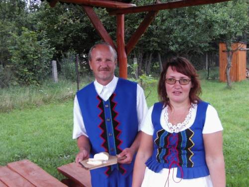Dorota i Robert Chrostowski zdobywcy III miejsca w konkursie Nasze Kulinarne Dziedzictwo 2007r